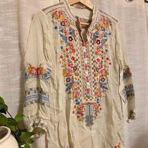 Johnny Was Embroidered Blouse